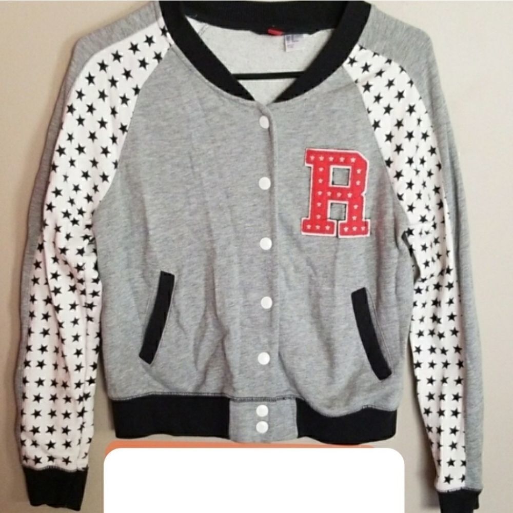 Cute H&M "R" Letter Jacket